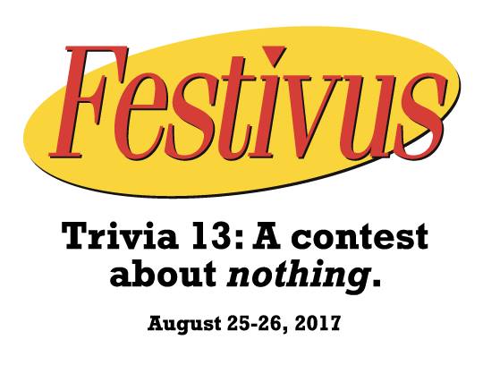 Festivus Trivia 13 poster &mdash; A Contest About Nothing